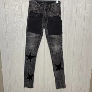 American Eagle NE(x)T level flex stacked skinny jean looks hand made alteration‎